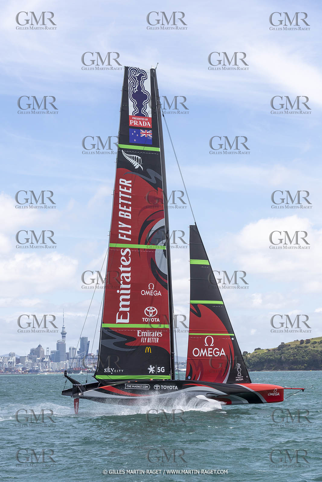 11 12 2020 - Auckland (NZL) - 36th America's Cup - Practice Sessions - Day 3 - Emirates Team New Zealand