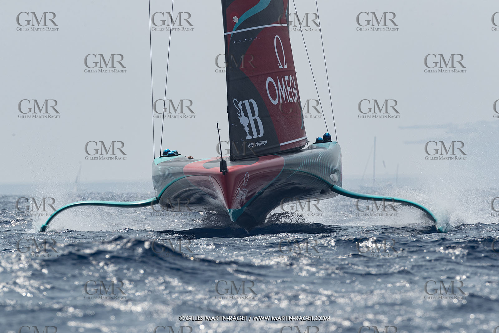 22 08 2024, Barcelona (ESP), Louis Vuitton 37th America's Cup, Louis Vuitton Preliminary Regatta, Race Day 1