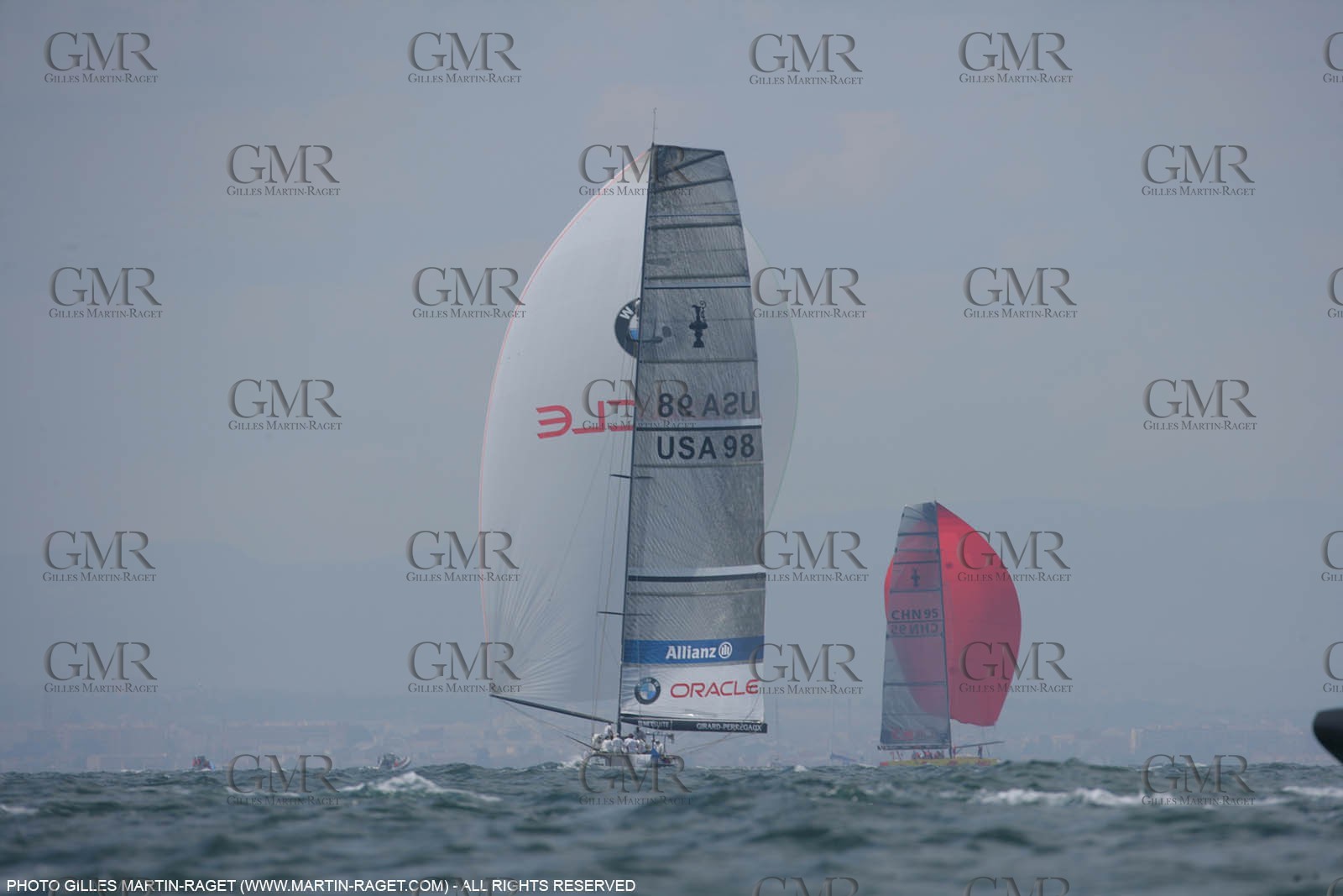 30 04 2007-Valencia (Spain)- 32nd America's Cup - Louis Vuitton Cup - RR2 - Day 2 - BMW ORACLE Racing