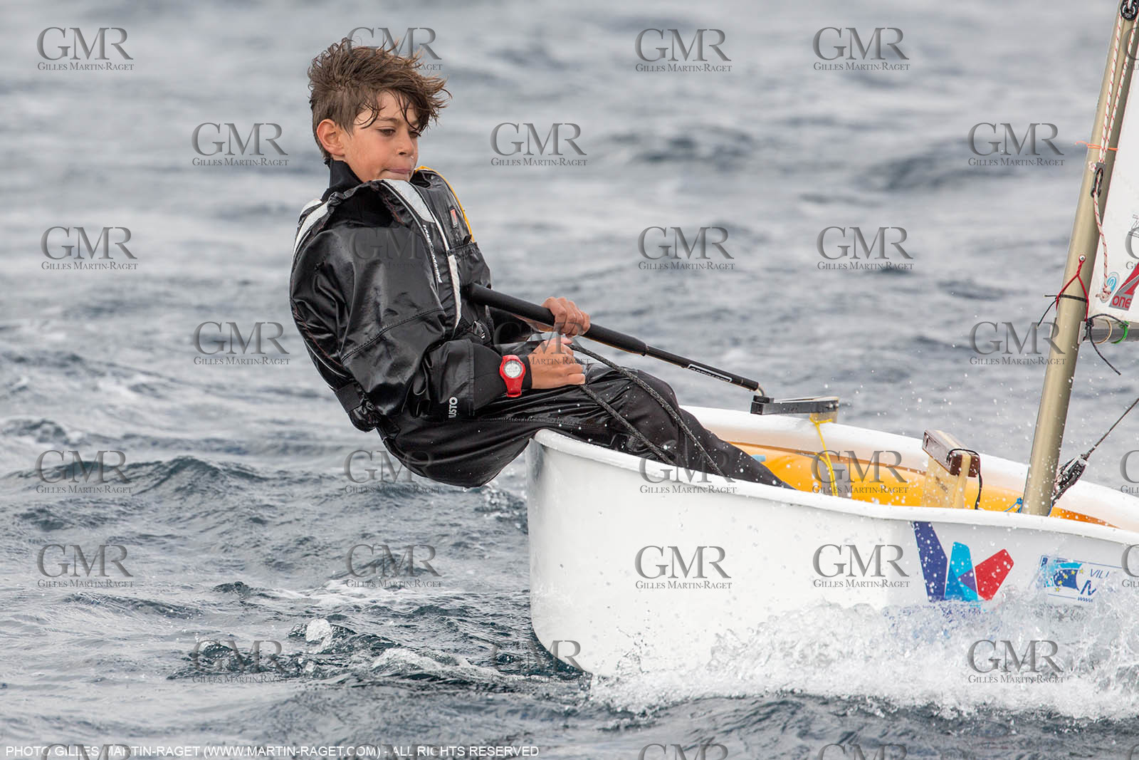 15 04 2016, Marseille (FRA,13), SNIM Dériveurs, Coupe Internationale de Printemps Optimist, Final Day