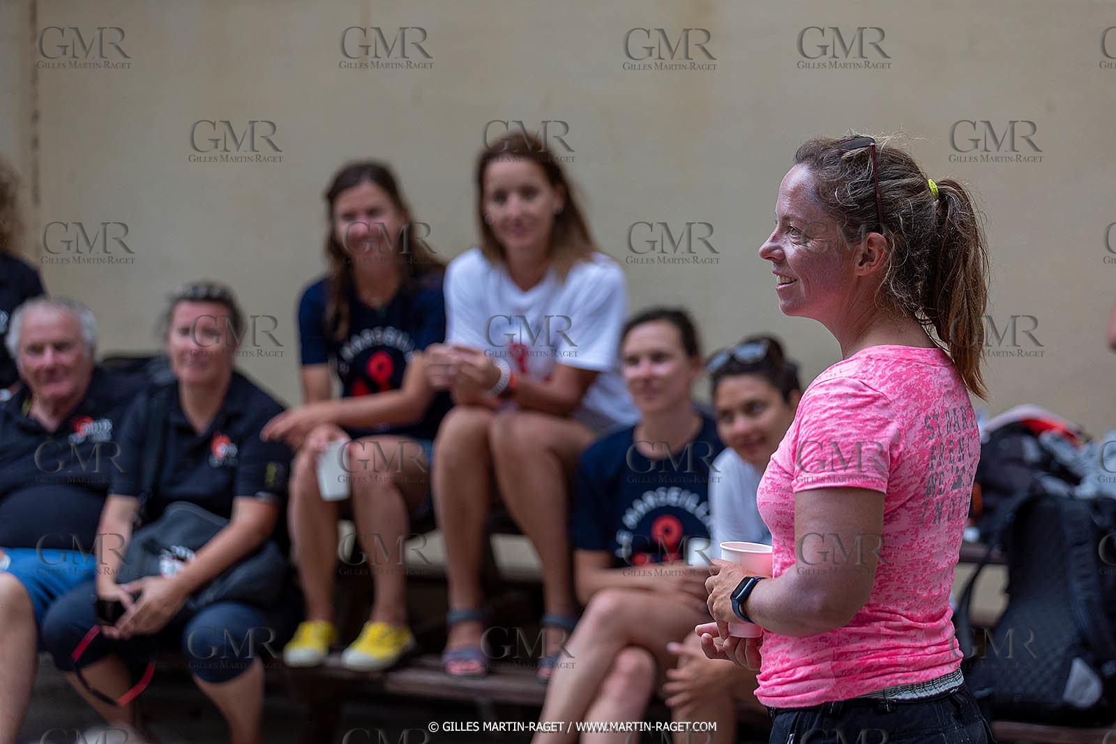 19 06 2021, Marseille, Fra, Régates des Dames organisée par l'Union Nautique Marseillaise - Rencontre avec la participante du Vendée Globe Alexia Barrier