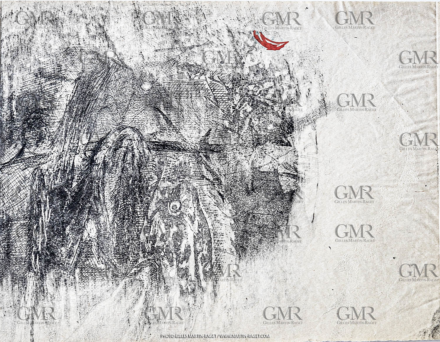 12 07 2020, St Rémy de Provence (FRA, 13) Oeuvre Germaine Richier, gravure