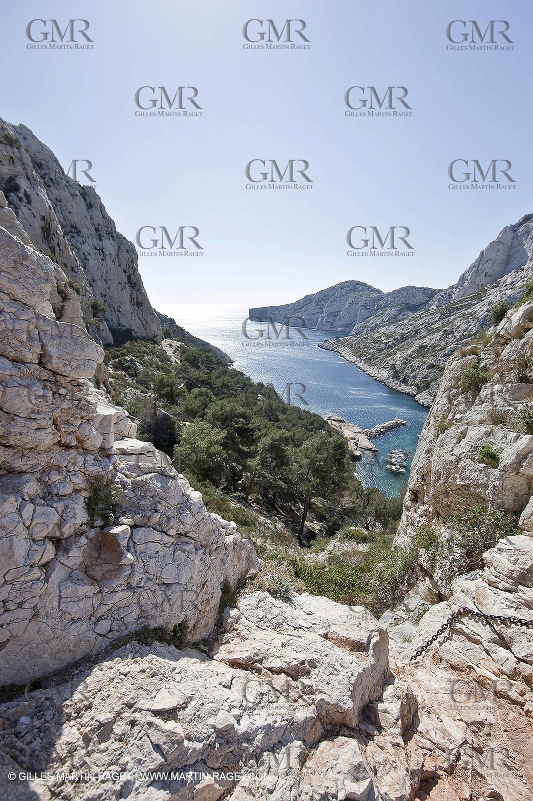 27 03 2009 - Marseille (FRA, 13) - Les Calanques - Morgiou - Path between Luminy and Morgiou
