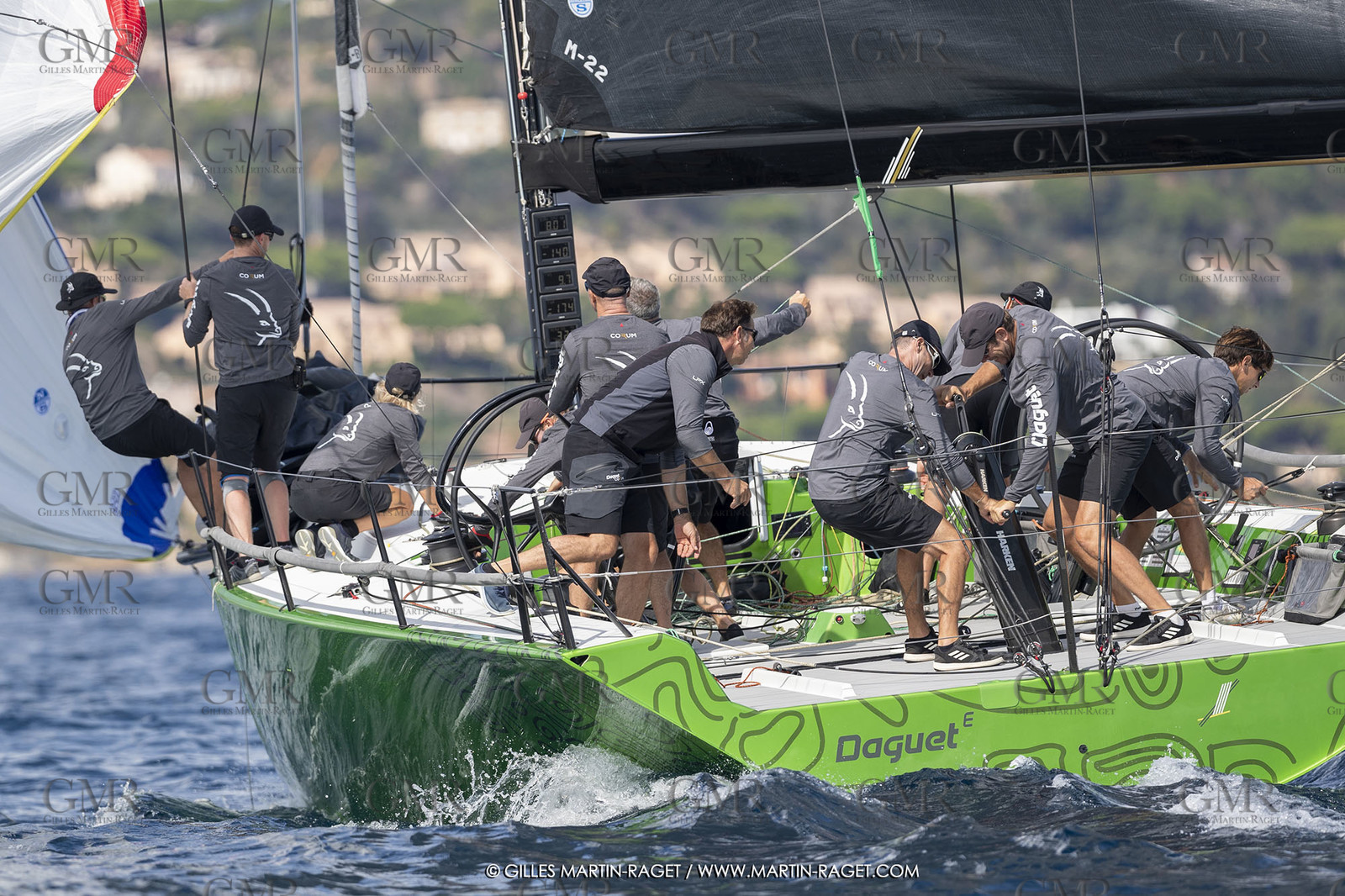 25 09 2022, Saint-Tropez (FRA, 83), Les Voiles de Saint-Tropez 2022, Arrivée des bateaux et de la Coupe d'Automne du Yacht Club de France