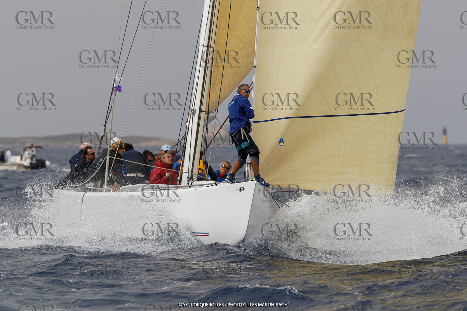 19 06 2024, Porquerolles Island (FRA), Championnat du monde des 12 m JI 2024, Race Day 1