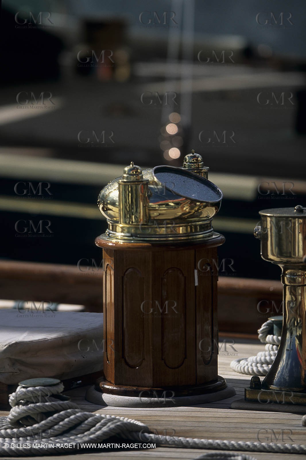 Yachts classiques, détails d'accatillage