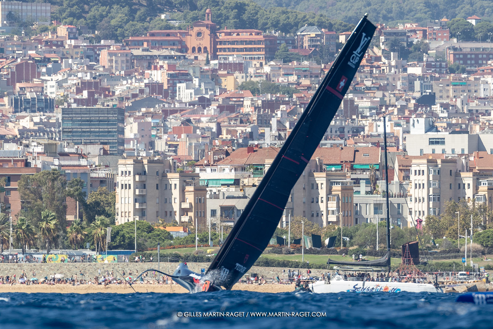 16 09 2024, Barcelona (ESP), 37th America's Cup, Louis Vuitton Cup Semi-final, Race Day 2