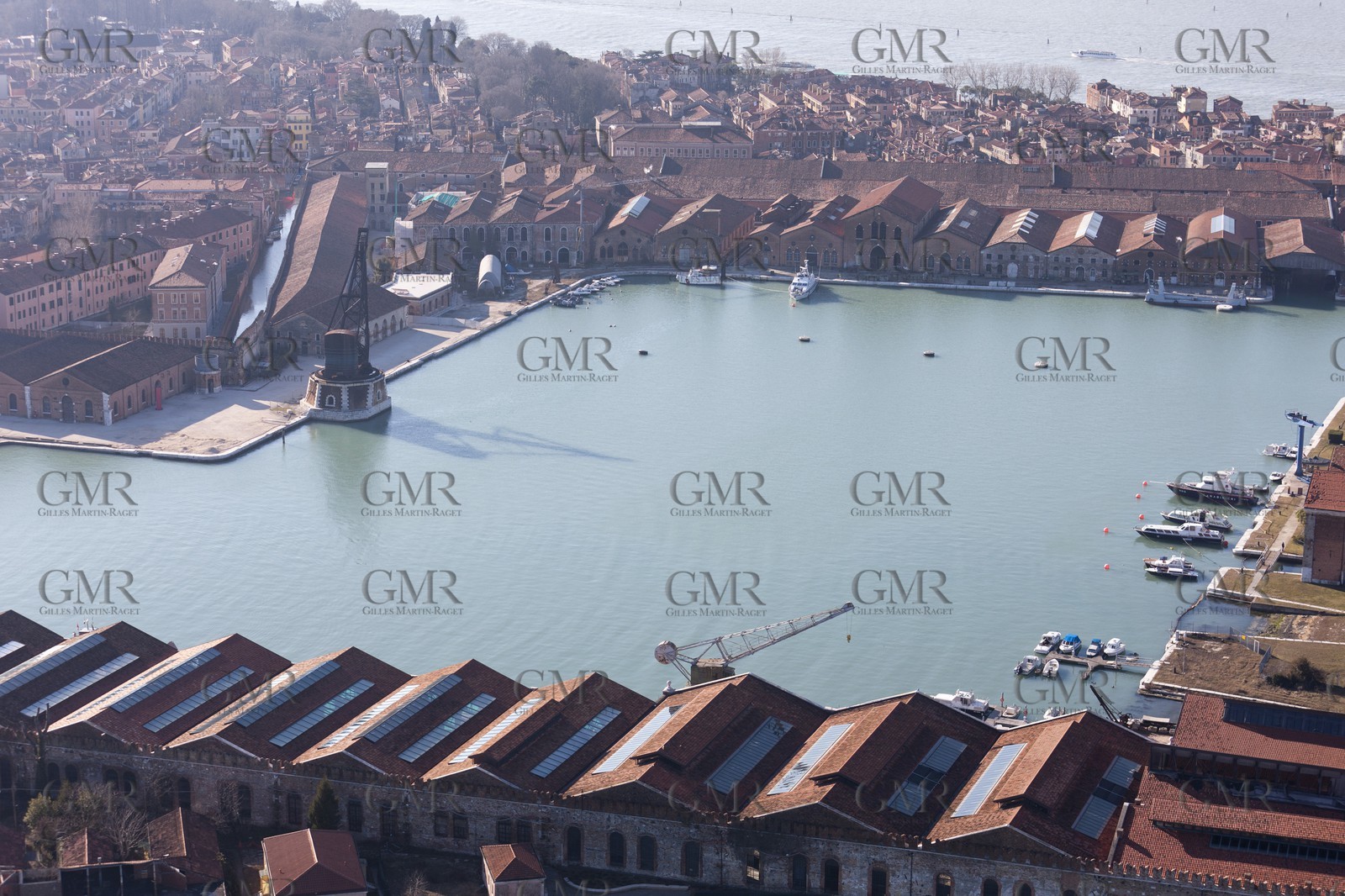 20 02 2012 - Venezia (ITA) - 34th America'sCup - Venezia 2012 America's Cup World Series - The Arsenale where the AC45 moorings, public village, media center and Club 45 will be located