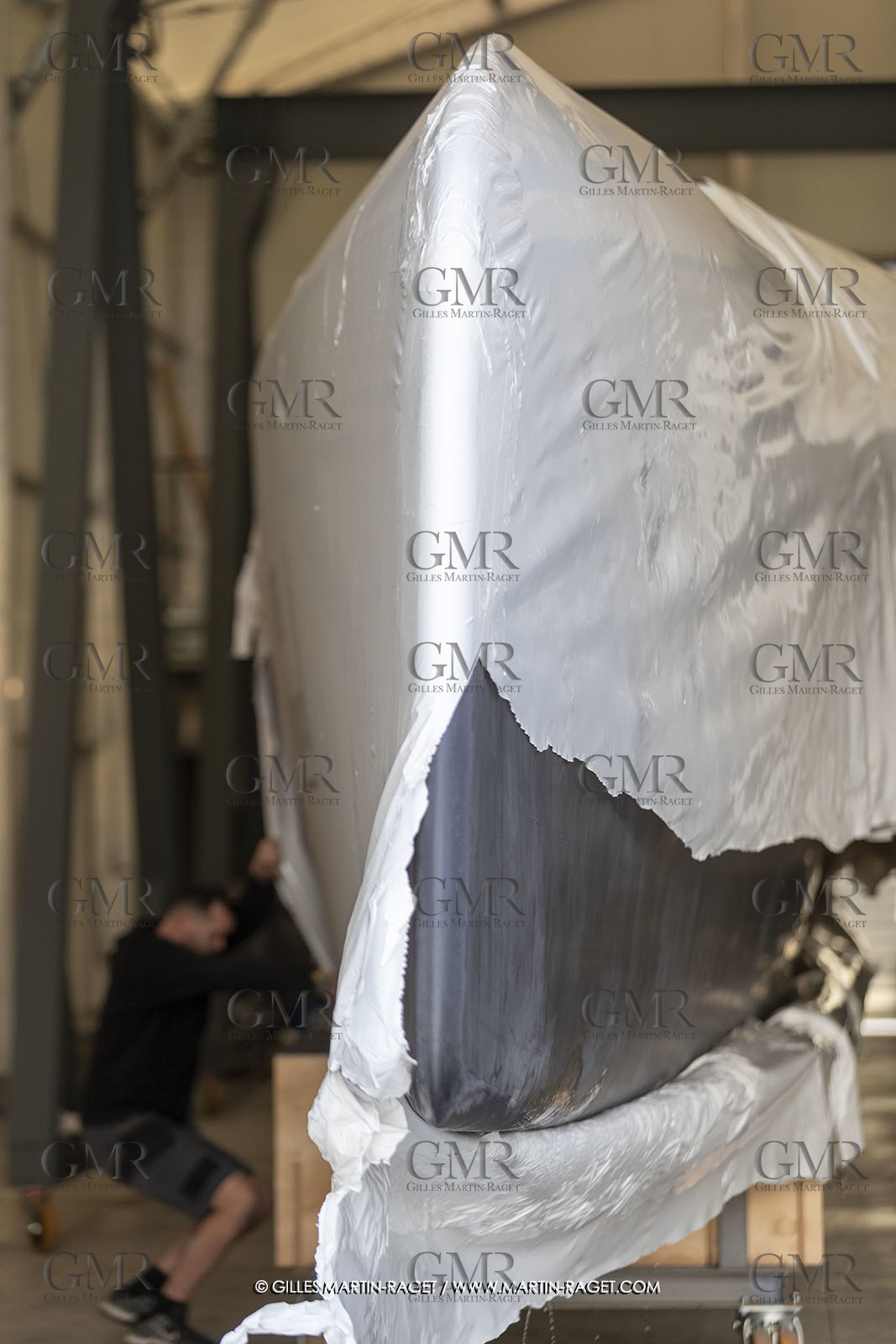 15 02 2022, La Grande Motte (FRA), Gunboat 80  1 hulls delivery