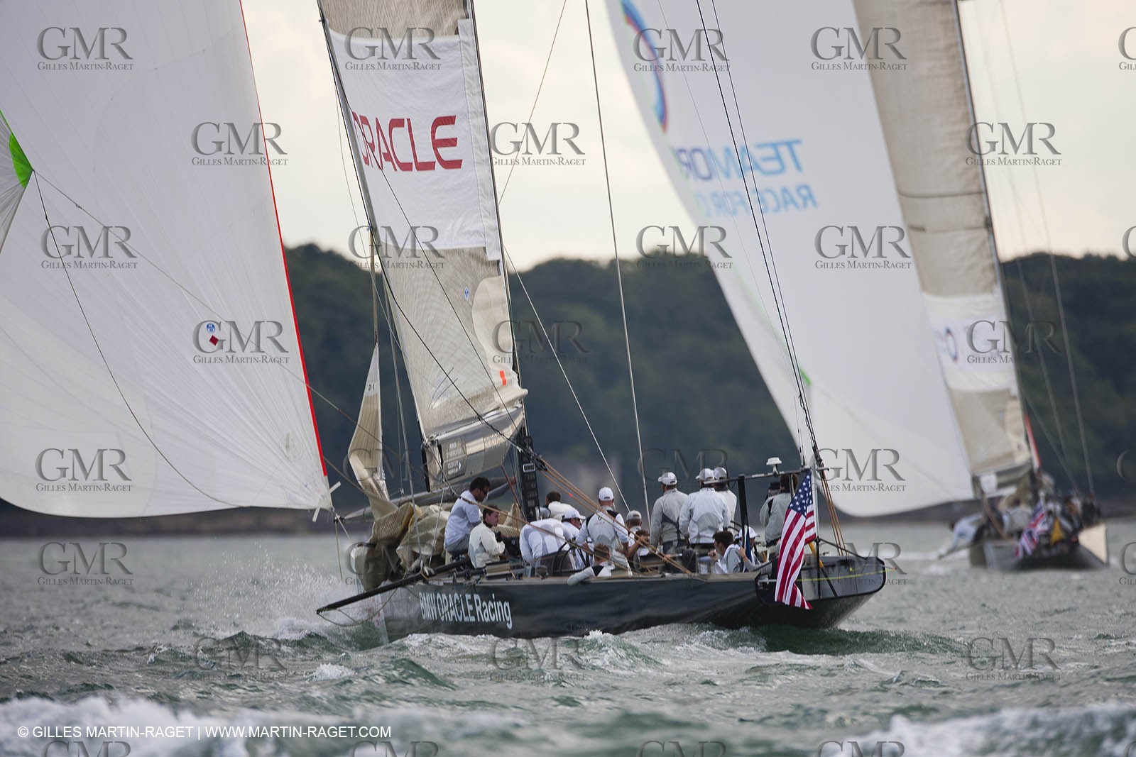04 08 2010 - Cowes (UK, IOW) - The 1851 Cup -  BMW ORACLE Racing - Day 2