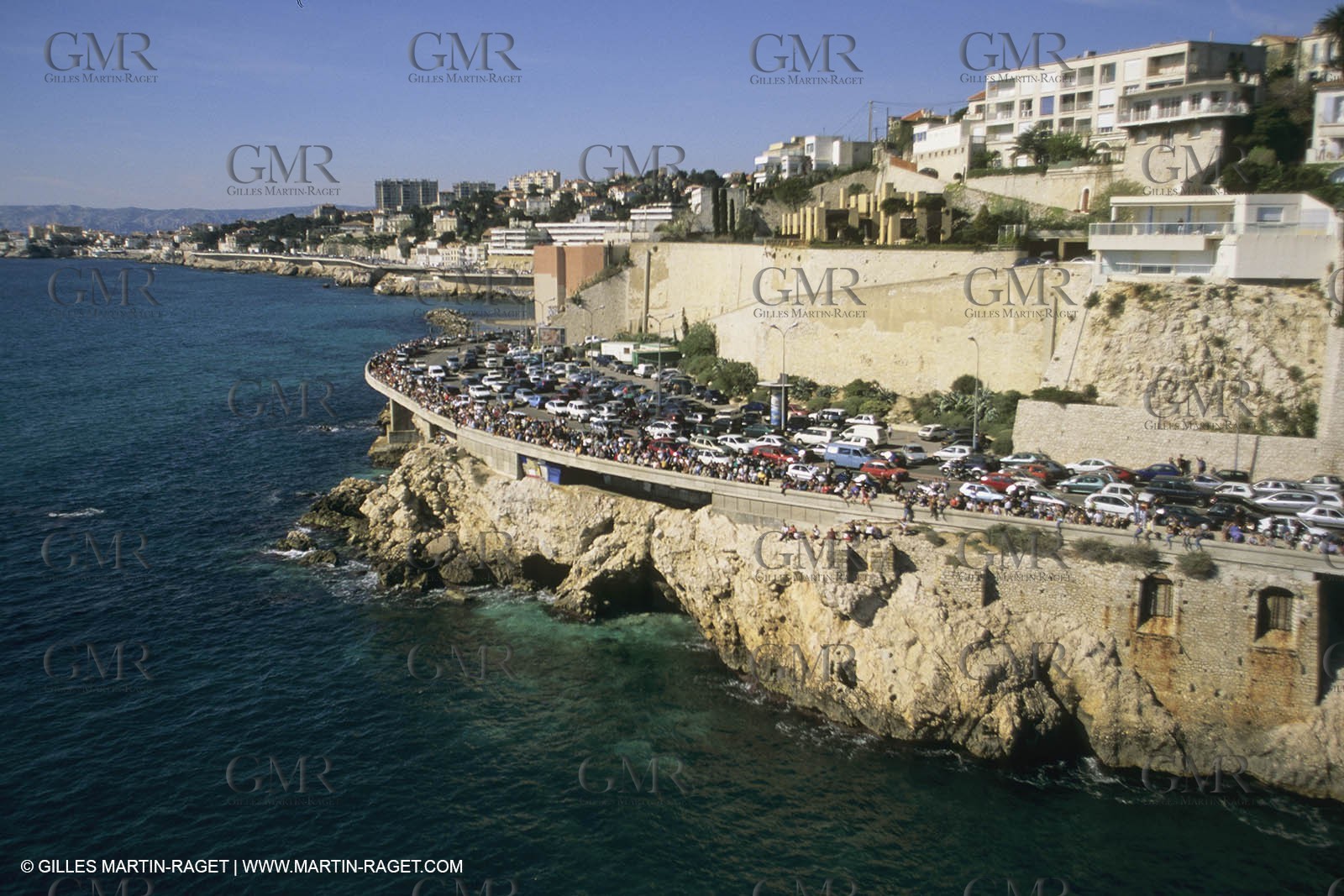 France, Provence, Marseille, villages-quartiers, Corniche Kennedy