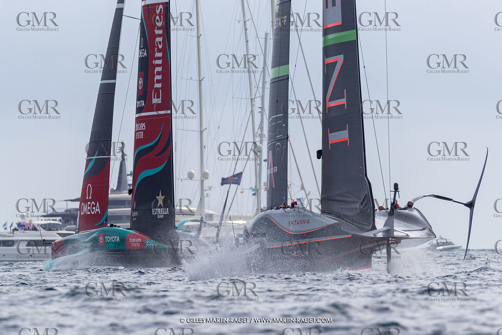 12:10 2024, Barcelona (ESP), Louis Vuitton 37th America's Cup, Final Match, Race Day 1, Race 1