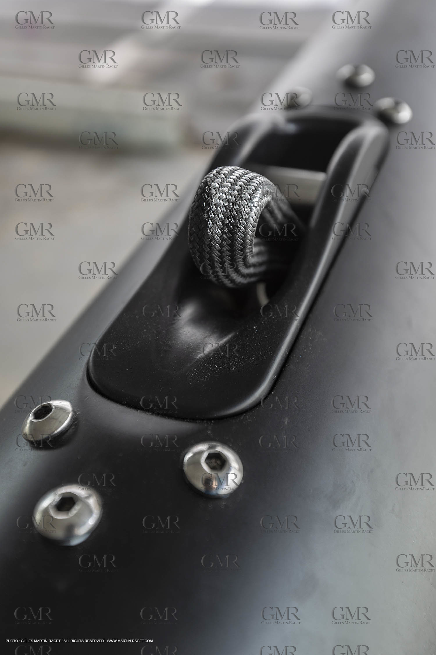 29 10 2018, La Grande Motte (FRA,30), Chantier Gunboat, construction du Gunboat 68, détail tube mât