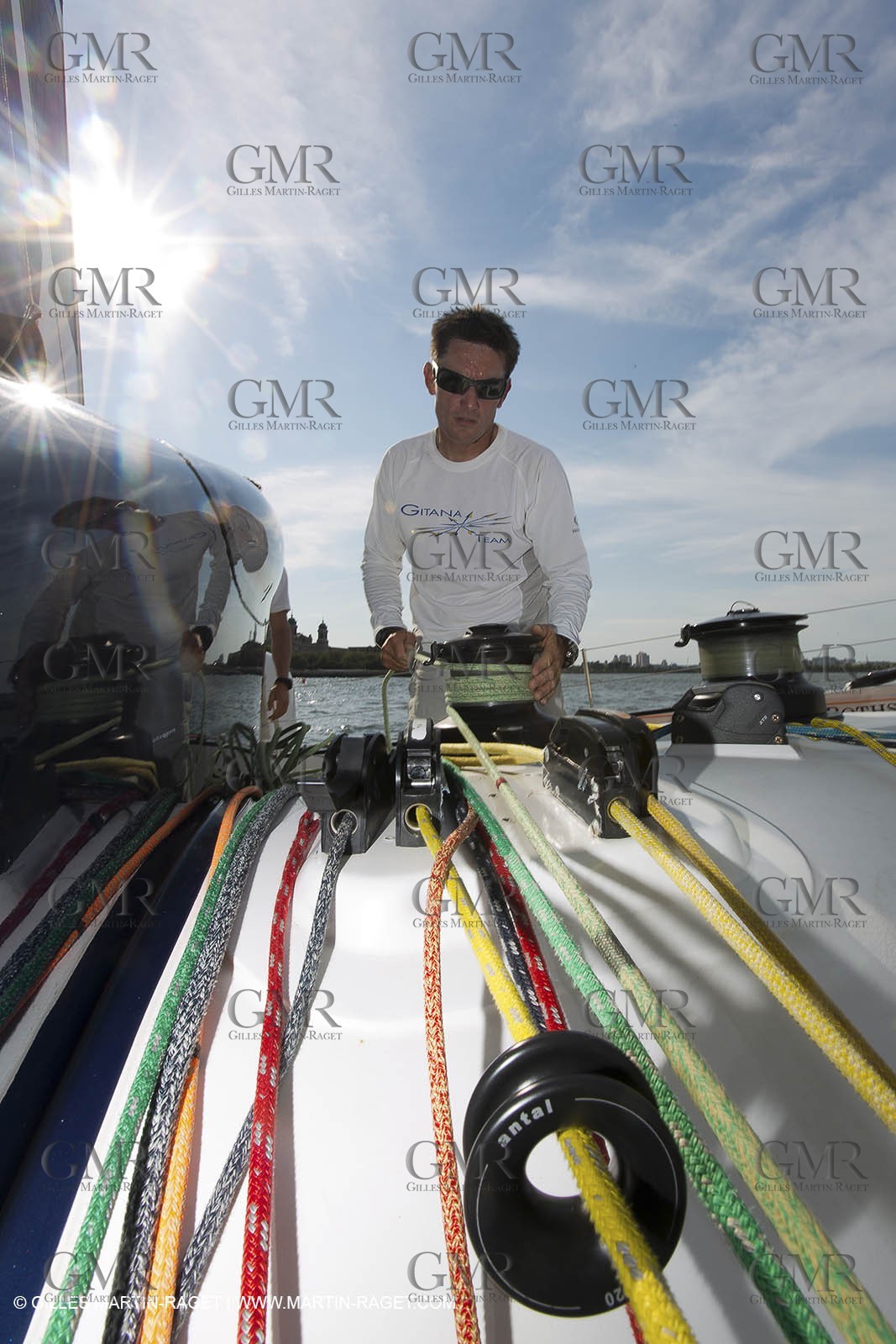 05 07 2012 - New York (USA) - Ocean Krys Race - Speed runs in fornt of NY city