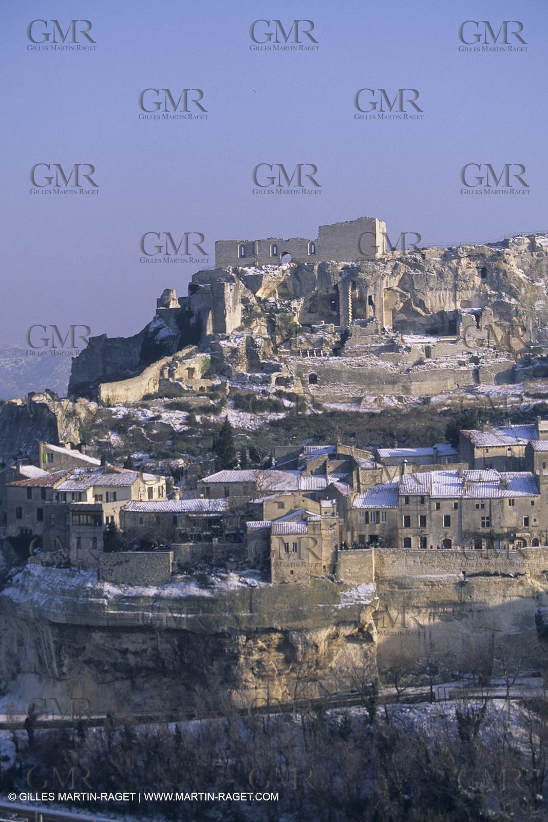 Provence under snow - Baux ed Provence