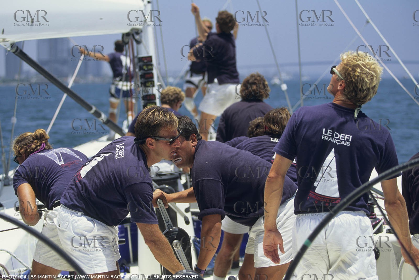 Sailing, Yacht Racing, America's Cup XXVIII, San Diego (USA,CA), 1992, Le Défi Français