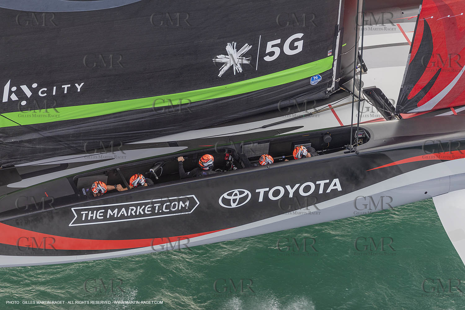 10 12 2020 - Auckland (NZL) - 36th America's Cup - Practice Sessions - Day 2 - Emirates Team New Zealand