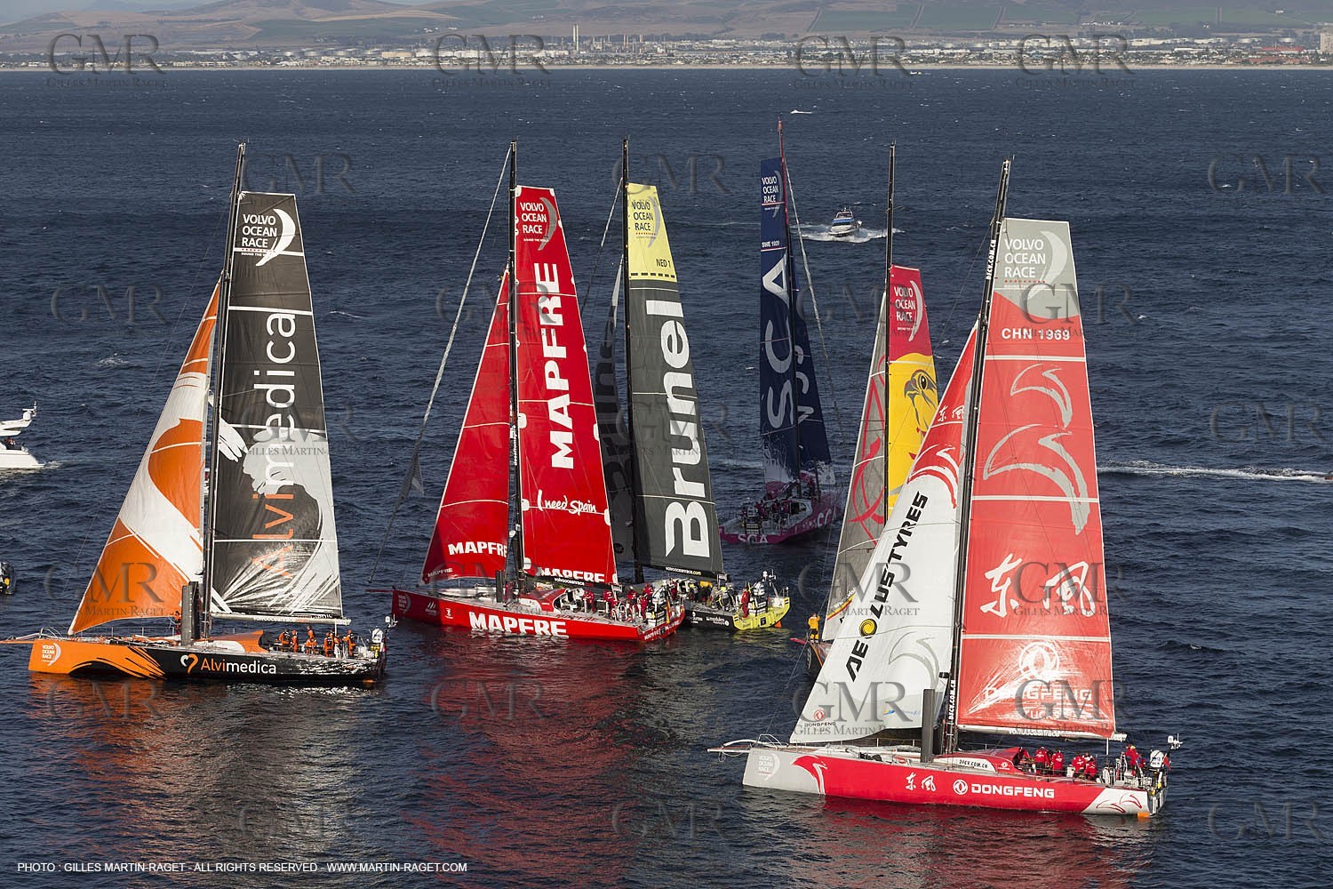 19 11 2014, Cape Town (ZAF), Volvo Ocean Race 2014-15, Team Alvimedica, Start Leg 2