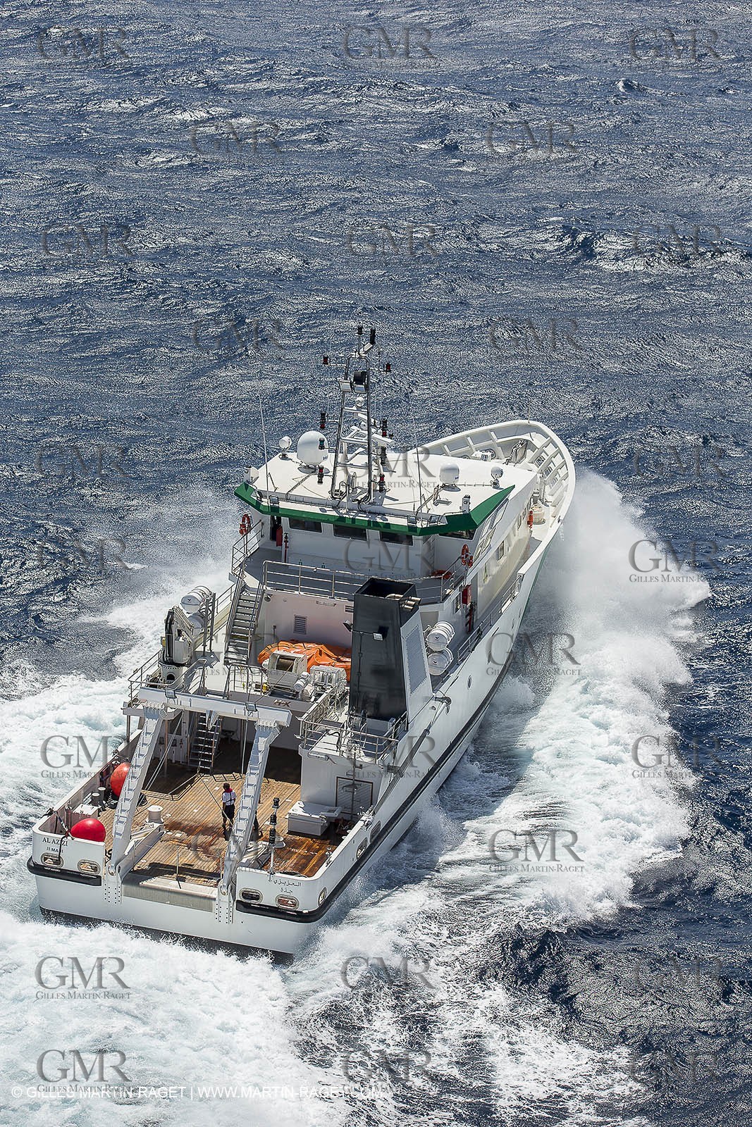 Al Azizi -  H2X boatyard - Oceanographjic research ship - Sea trials off La Ciotat (FRA,13) - 29 07 2014
