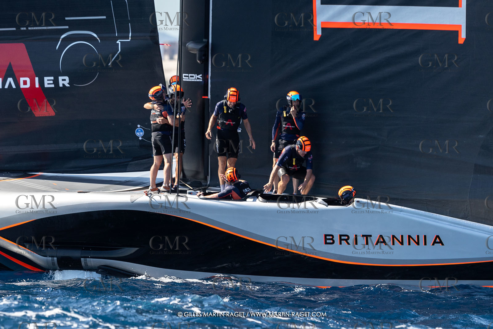 04 10 2024, Barcelona (ESP), 37th America's Cup, Louis Vuitton Cup Final, Race Day 7