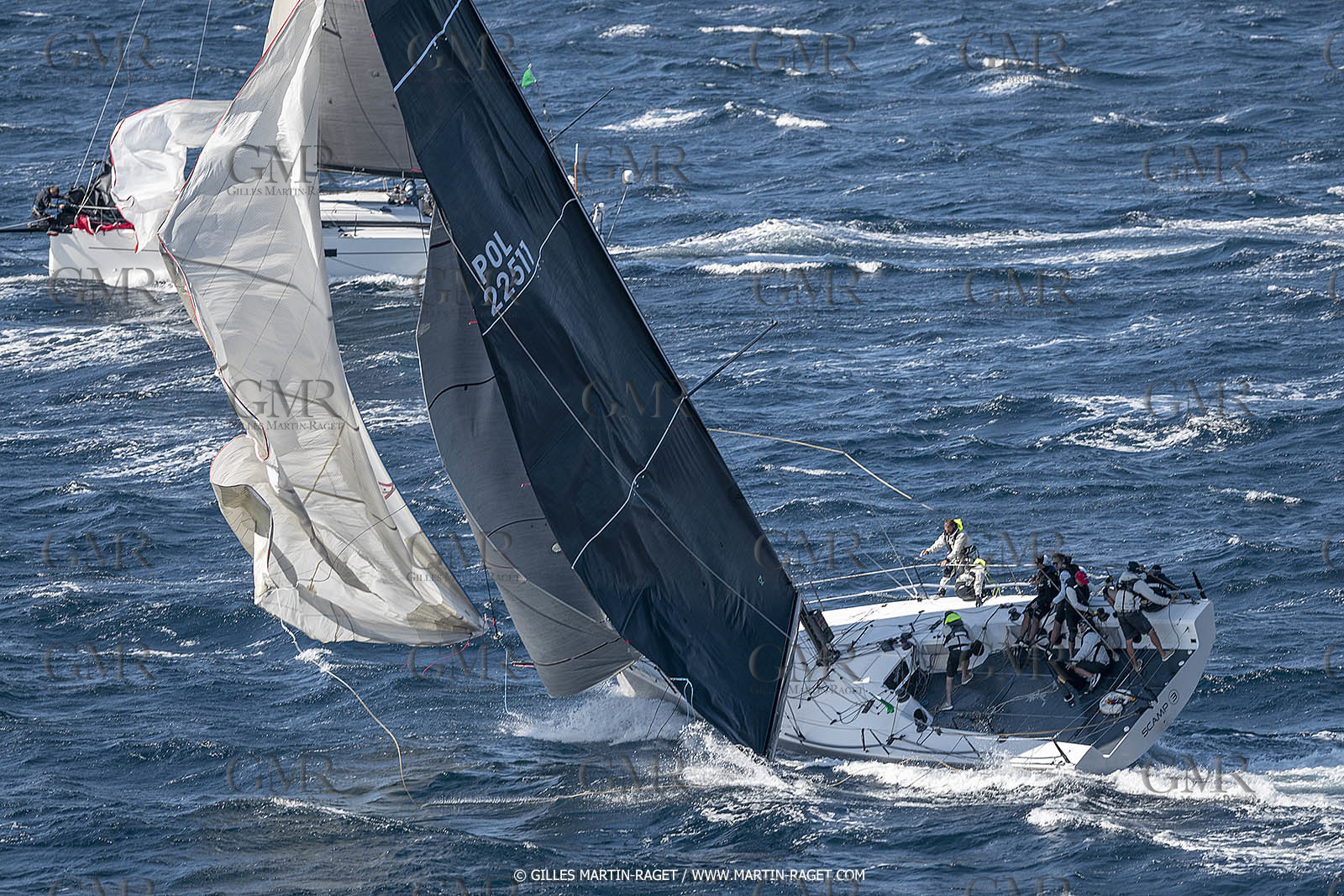 28 09 2022? Saint-Tropez,(FRA,83), Les Voiles de Saint-Tropez 2022 Régate N° 2 poup les modernes, navigation libre pour les grandes goélettes