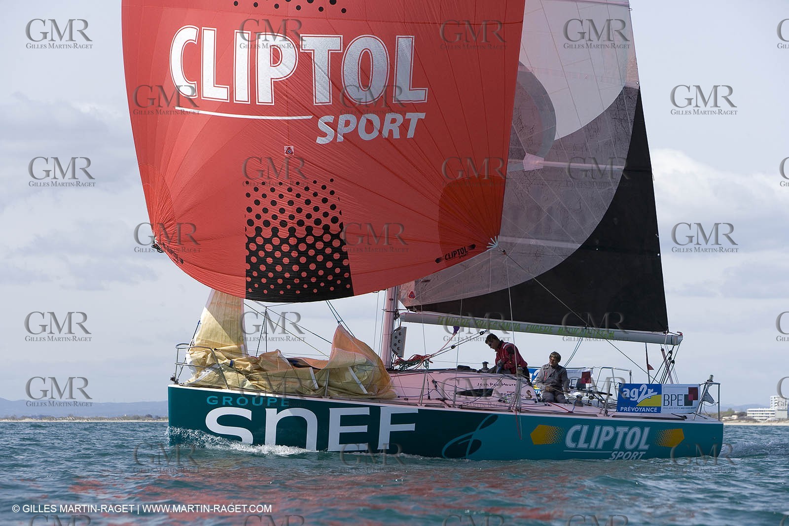 27 03 08- La Grande Motte- (FRA,34) Transat AG2R 2008- Jean-Paul Mouren- Laurent Pellecuer