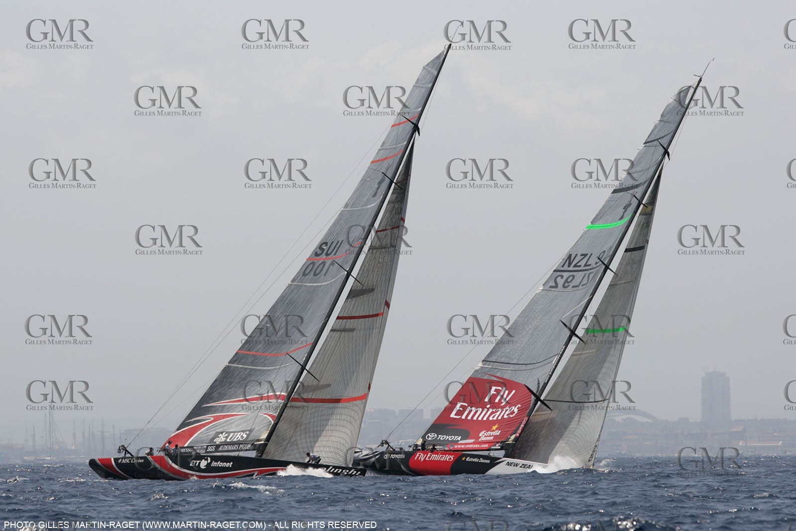 23 06 2007-Valencia (Spain)- 32nd America's Cup - Final Match - Day 1