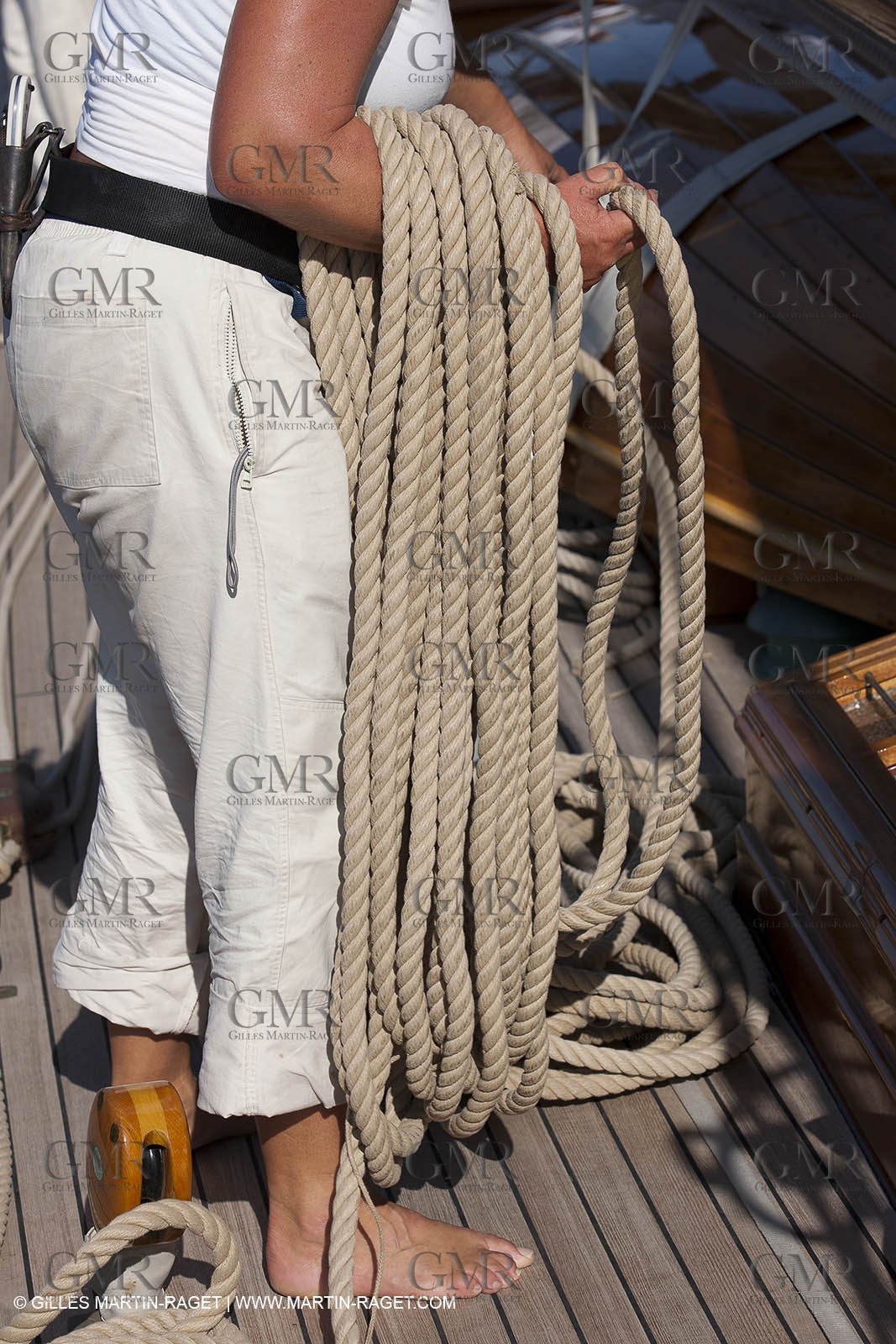01 10 2011 - Saint Tropez (FRA,13) - Voiles de Saint Tropez 2011 - Classic Yachts - Day 5 - Onboard Mariquita