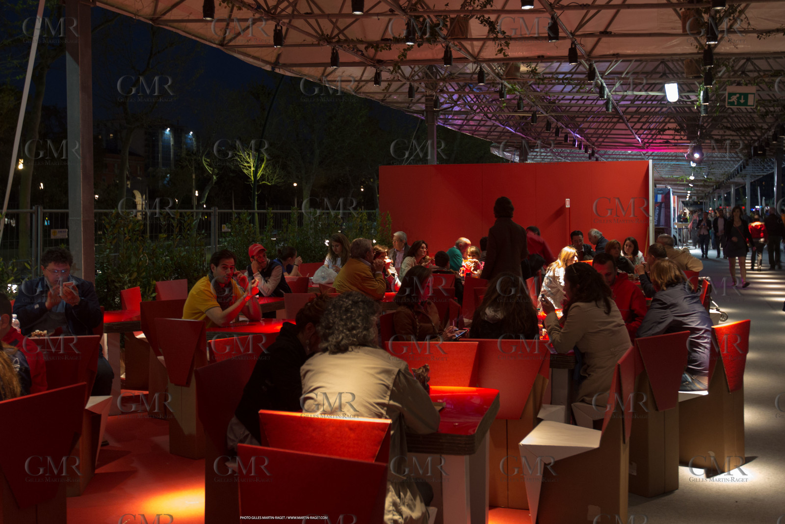 18 04 2013 - Napoli (ITA) - America's Cup World Series Naples 2013 - Race Day one - village at night