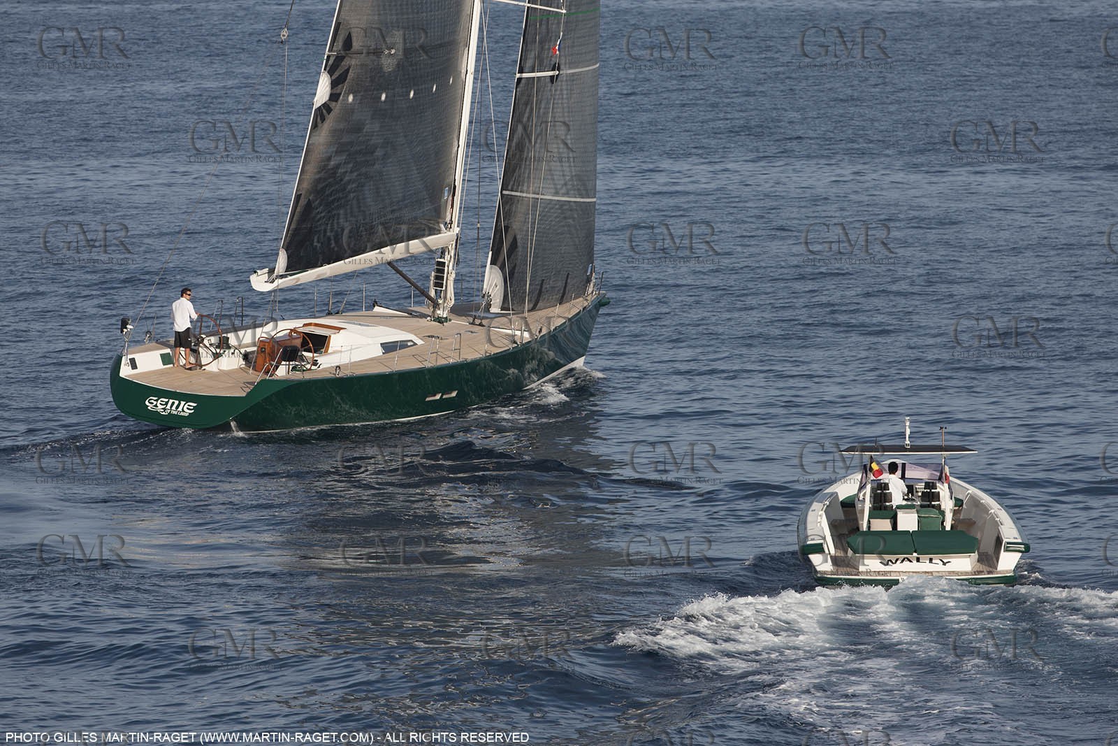 25 06 2015, Saint Tropez (FRA,83) , Sailing, Super yachts, Wally, Genie of The Lamp
