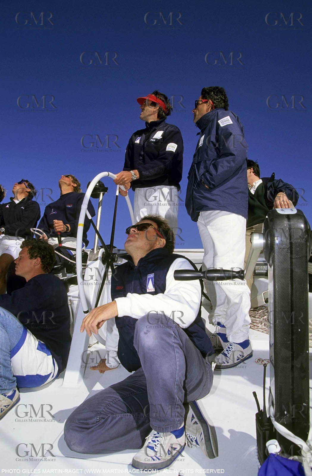 America's Cup - San Diego 1992 - onboard Ville de Paris