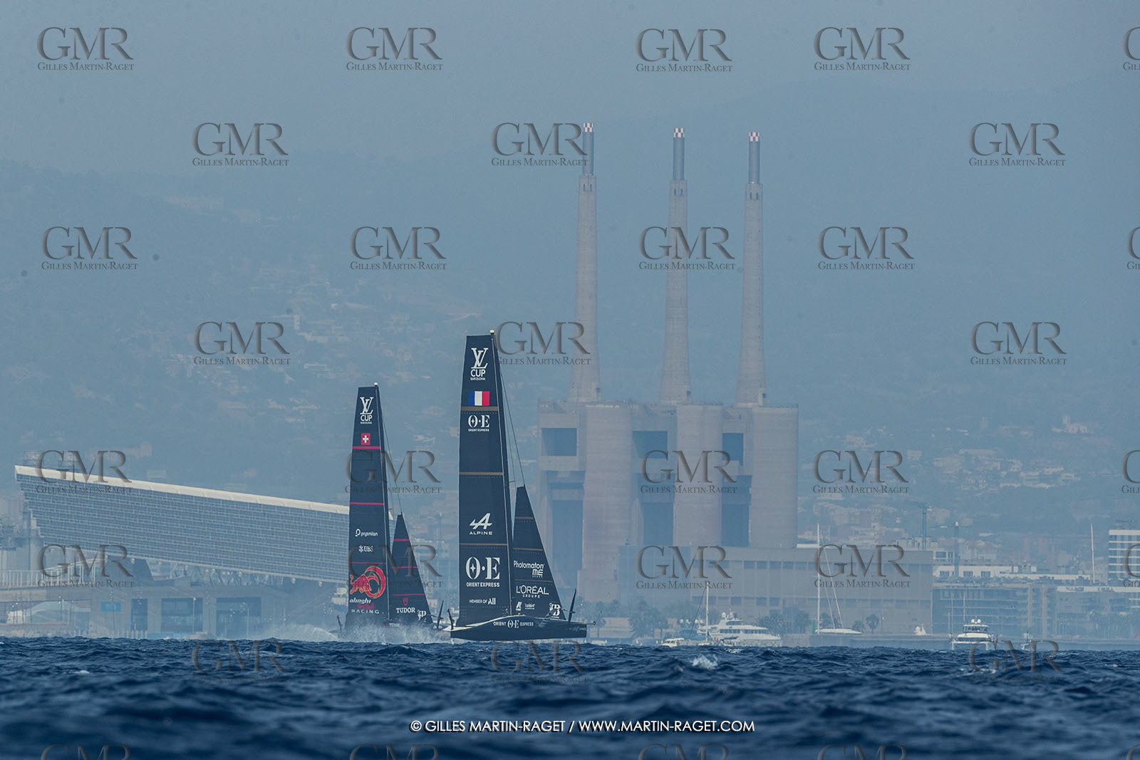 22 08 2024, Barcelona (ESP), Louis Vuitton 37th America's Cup, Louis Vuitton Preliminary Regatta, Race Day 1