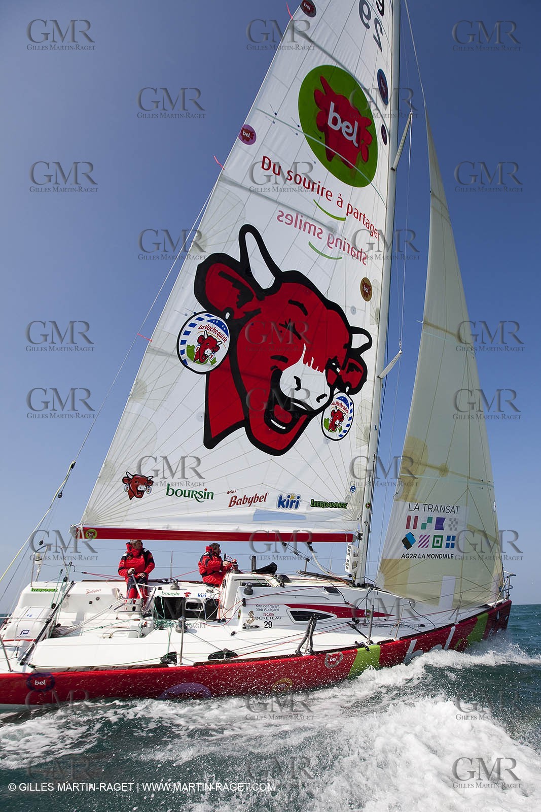 13 03 2010 -  La Grande Motte   Port Camargue (FRA) - Groupe Bel - Kito de Pavant   Sebastien Audigane training for Transat AG2R