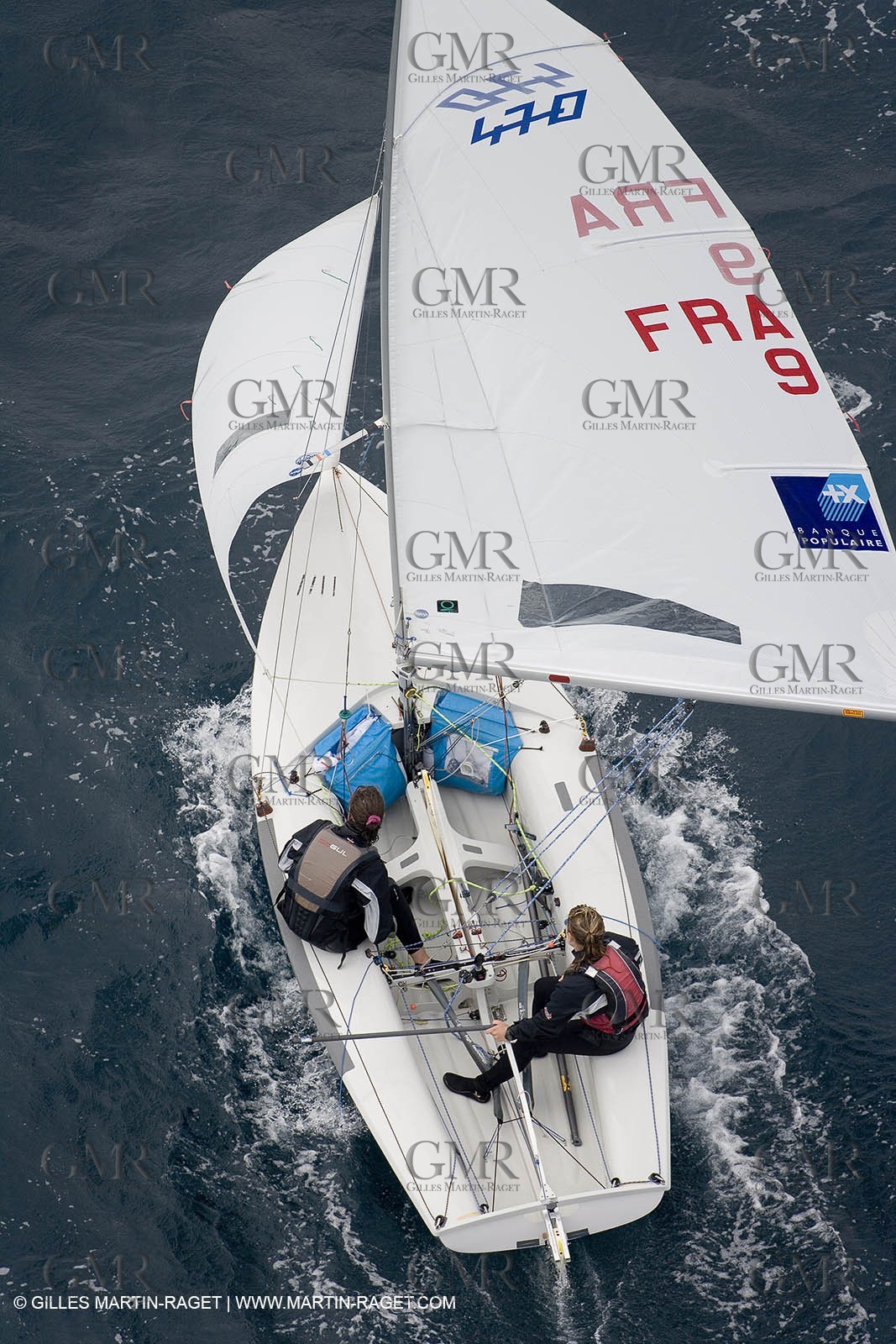 26 04 2007 - 2007 Semaine Olympique Française - Hyères (South of France) - Day 5 - Team France - 470 Femme - Lecointre-Lemaître