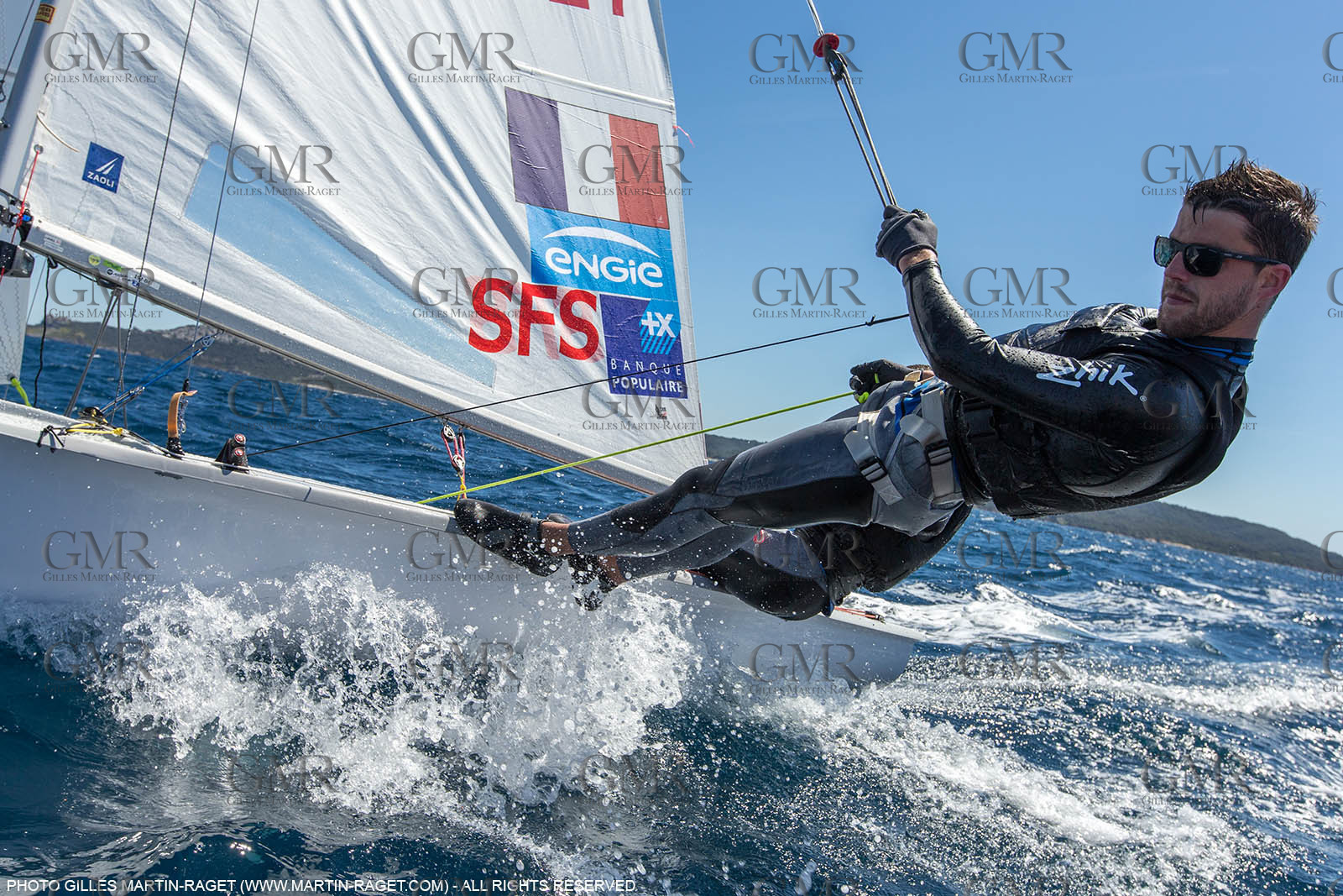 25 04 2016, Hyères (FRA,83), Jeux Olympiques Rio 2016, voile, 470, Sofian Bouvet   Jeremie Mion, SFS Voile