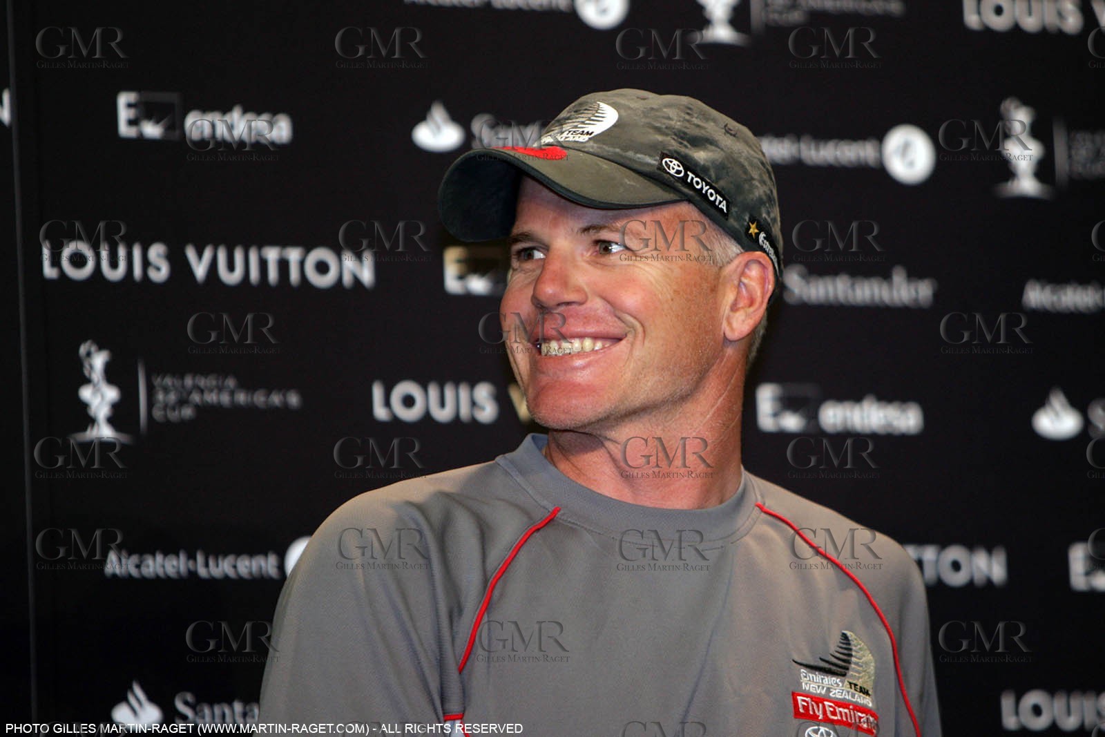 13 05 2007-Valencia (Spain)- 32nd America's Cup - Louis Vuitton Cup - Semi-final - Day 0 -  Skipper's press conference