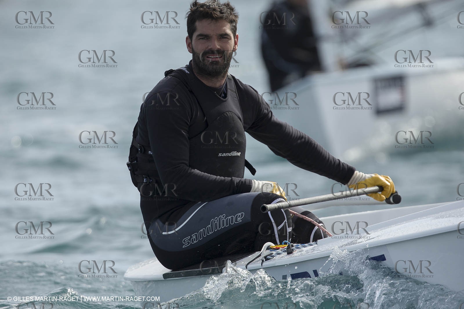 14 02 2014,  Cannes (FRA,06), FINN Cannes International Sailing week - Thomas Lebreton (FRA)