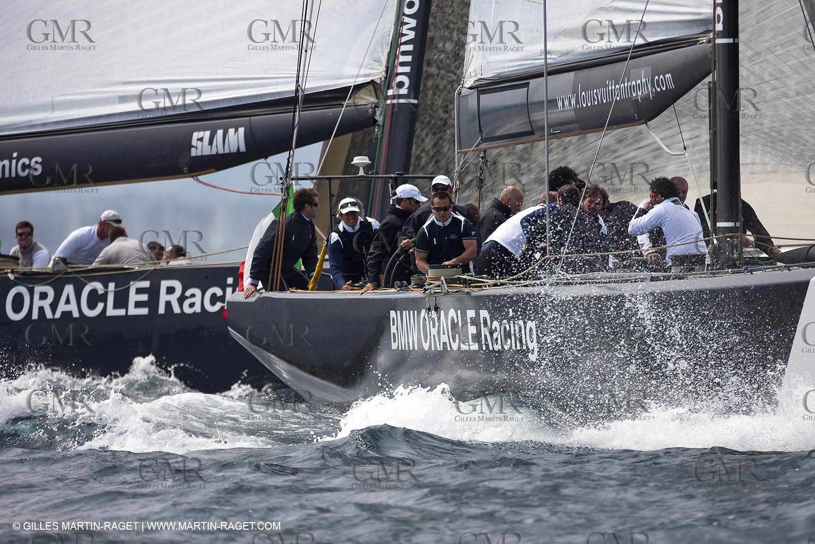 19 05 2010 - La Maddalena (ITA, Sardinia) Louis Vuitton Trophy - BMW ORACLE Racing - Training