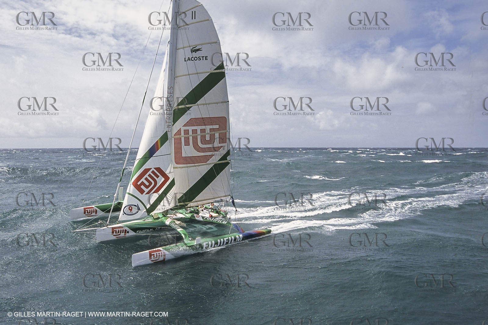 Yacht Racing, Multihull, ORMA 60, Loick Peyron, Fujicolor