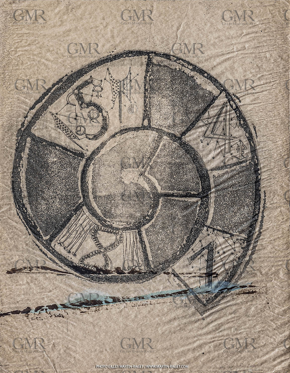 12 07 2020, St Rémy de Provence (FRA, 13) Oeuvre Germaine Richier, gravure