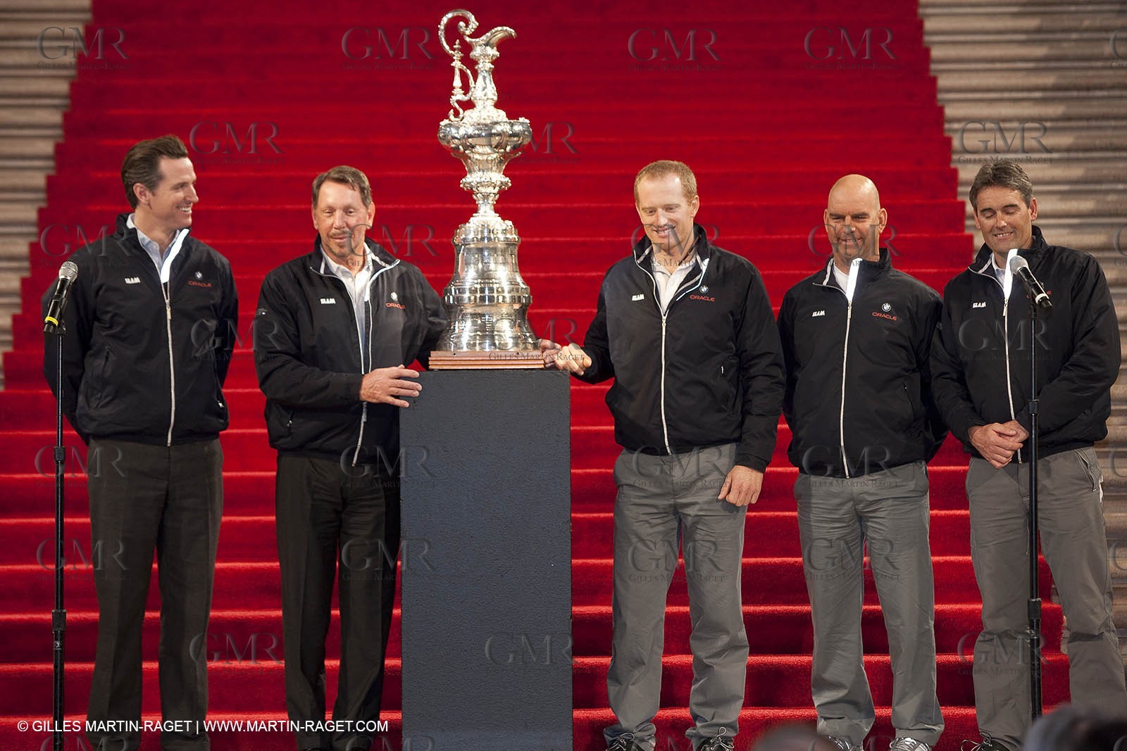 - San Francisco (USA,CA) - 33rd America's Cup - BMW ORACLE Racing - USA Victory Tour - Day 2 -Reception at City Hal