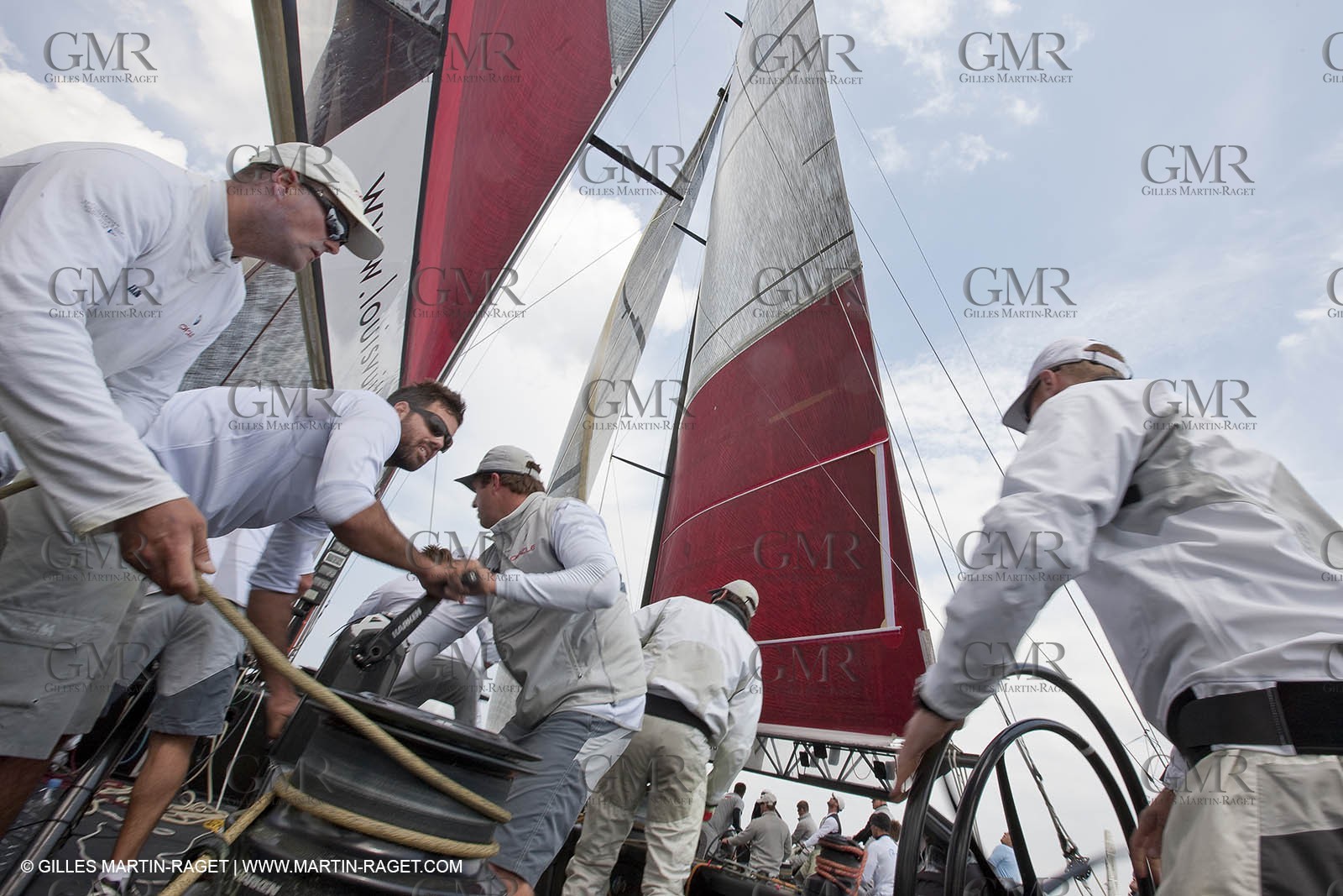 19 05 2010 - La Maddalena (ITA, Sardinia) Louis Vuitton Trophy - BMW ORACLE Racing - Training