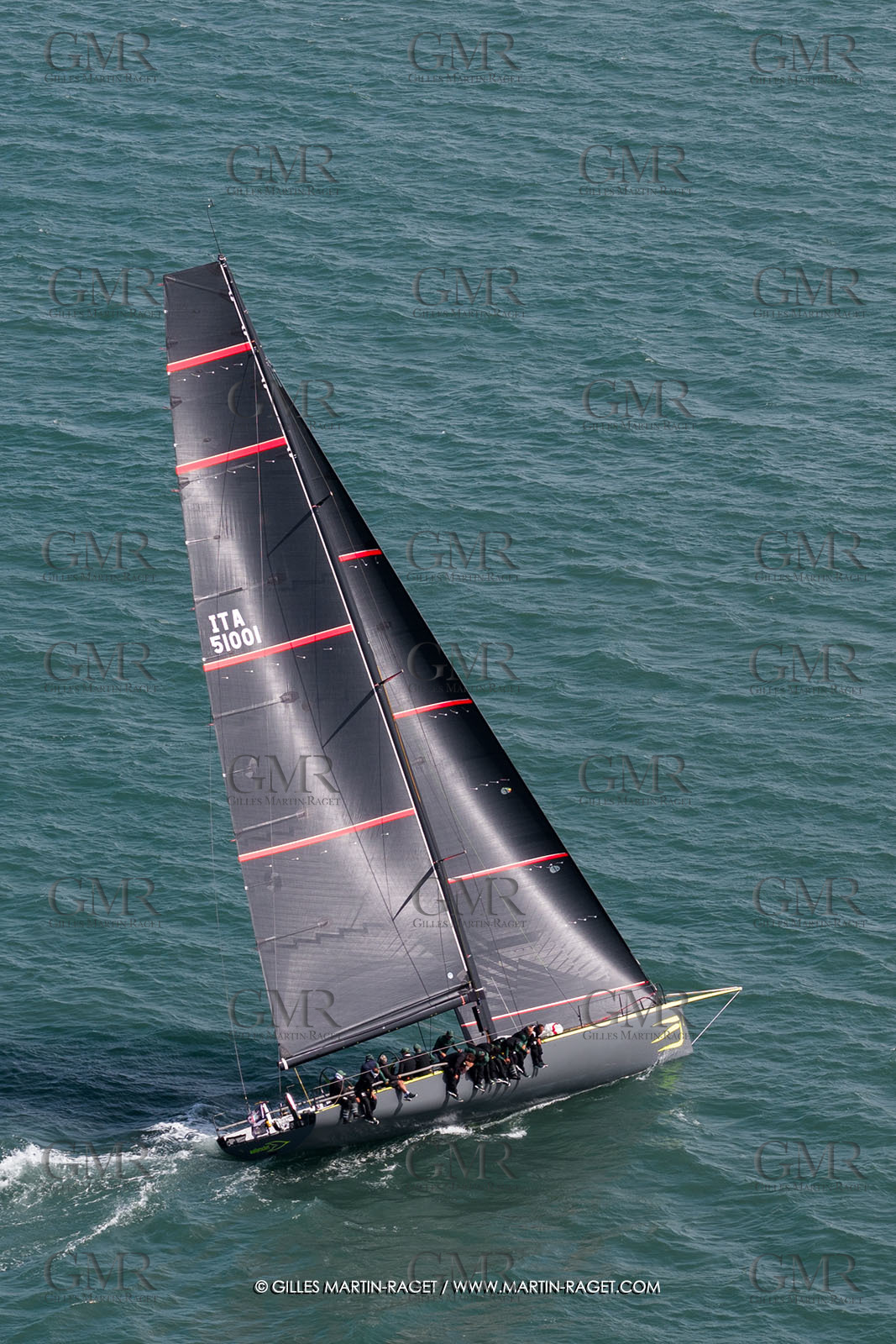 19 07 2025, Cowes (UK, IOW), Admiral's Cup 2025, Channel Race Start, Django WR51, Yacht Club Coasta Smeralda - ITA