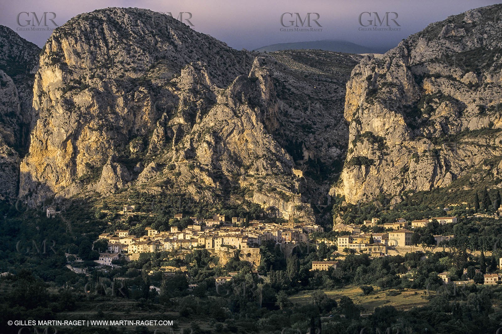 France, Provence, Gorges du Verdon, Moustiers Sainte Marie