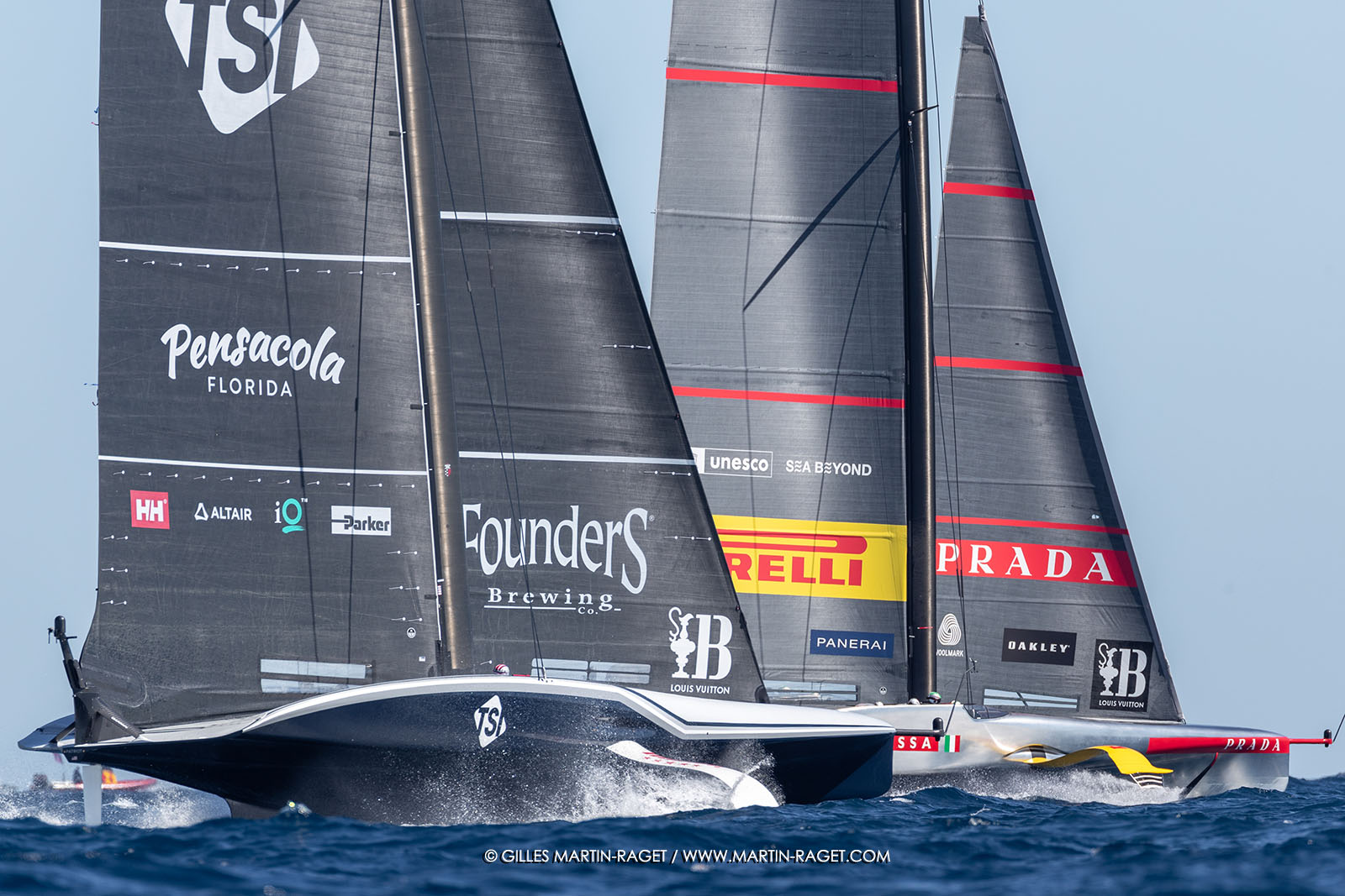 16 09 2024, Barcelona (ESP), 37th America's Cup, Louis Vuitton Cup Semi-final, Race Day 2