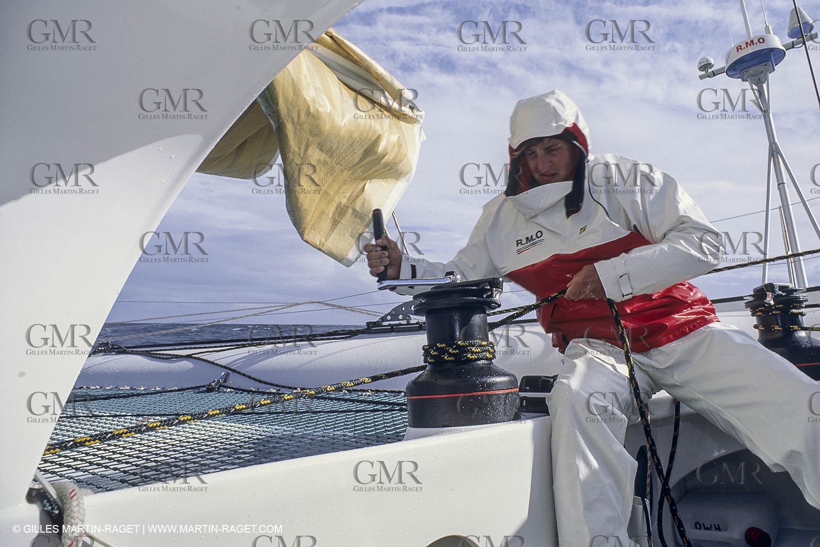 Sailing, Offshore Racing, Route du Rhum 1990, RMO, Laurent Bourgnon
