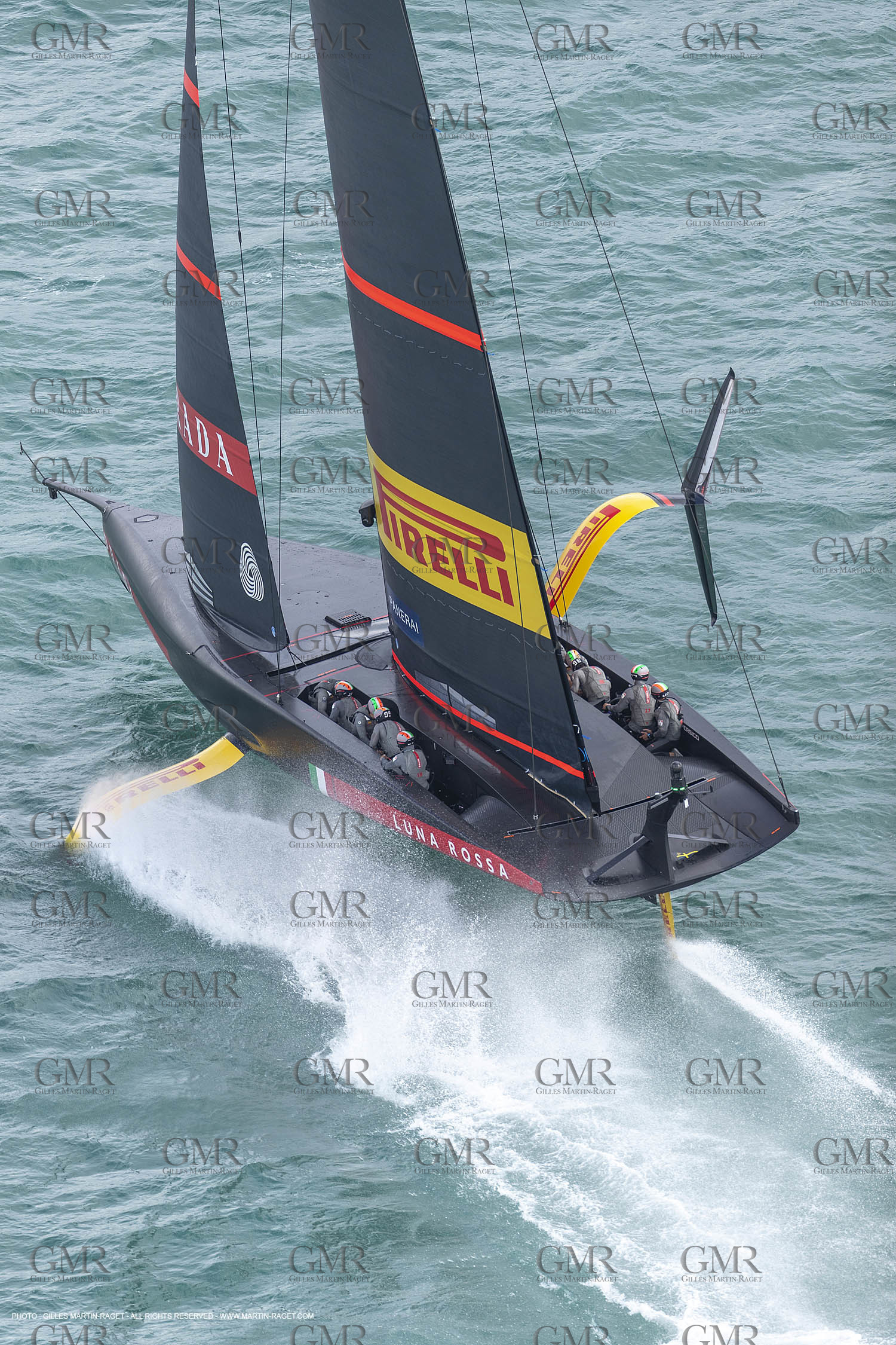 10 12 2020 - Auckland (NZL) - 36th America's Cup - Practice Sessions - Day 2 -Luna Rossa Prada Pirelli Team