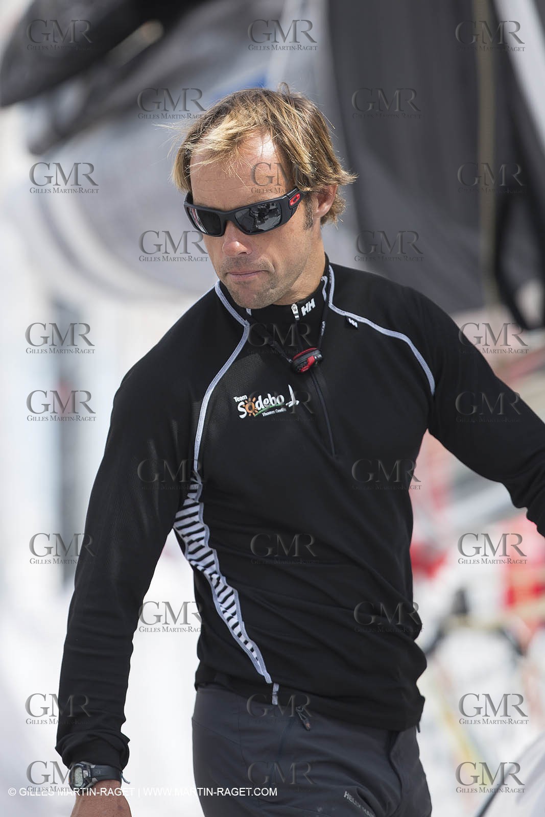 12 09 2012 - Marseille (FRA,13) - Trimaran Sodebo - Thomas Coville - Trans Mediterranée record attempt.