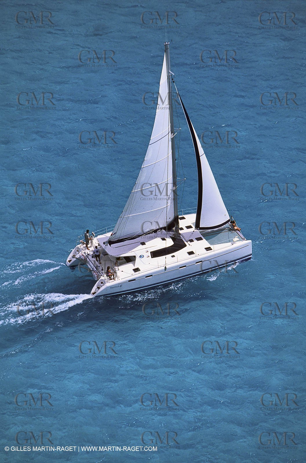 Cruising multihull sailing