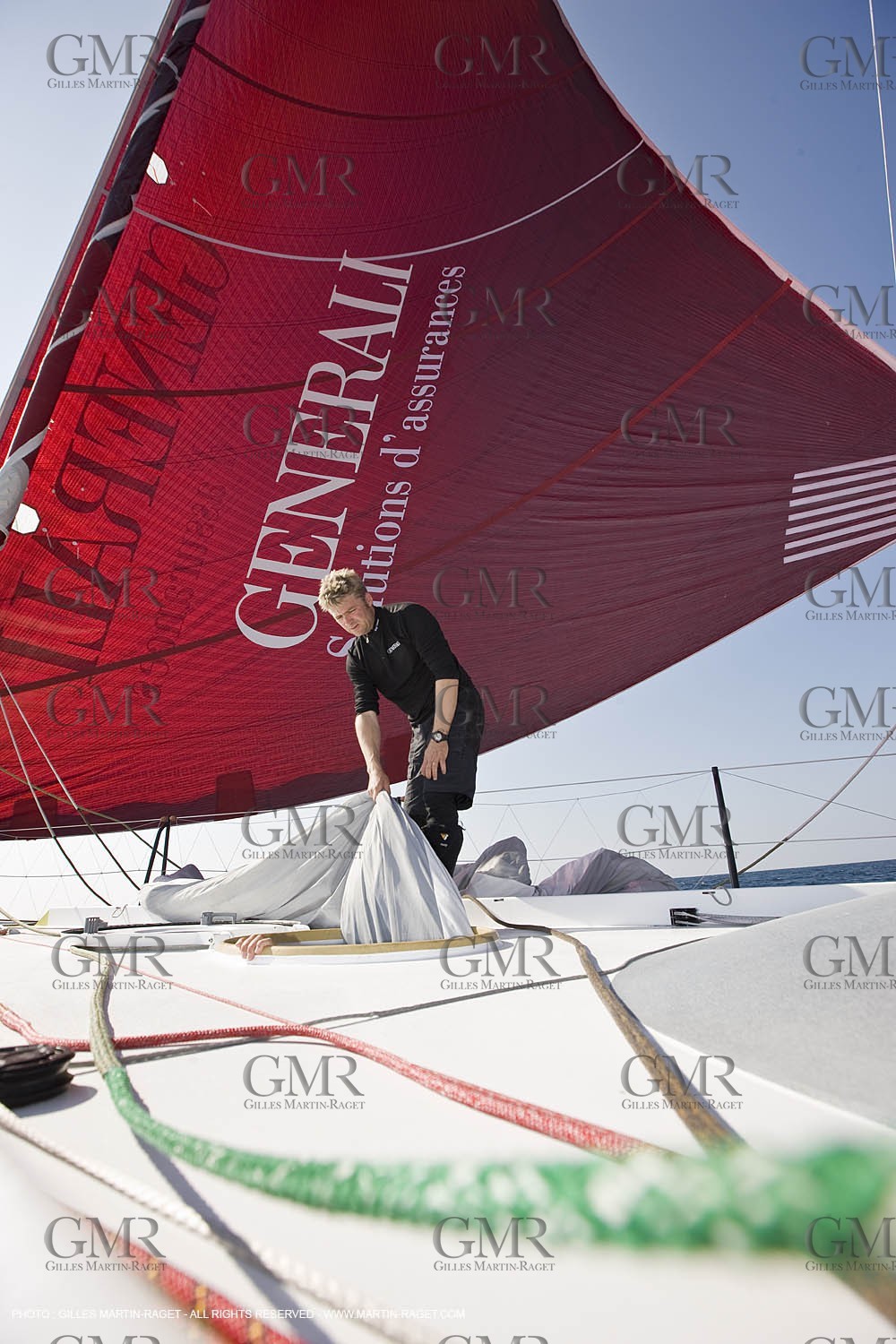 27 09 2008 - Lorient (FRA, 56) - Onboard Generali with Yann Eliès - Vendée Globe 2008 Training